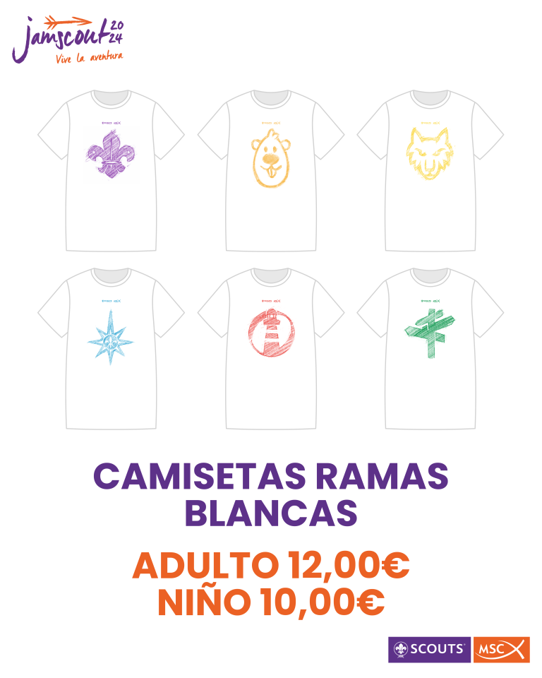Camisetas blancas