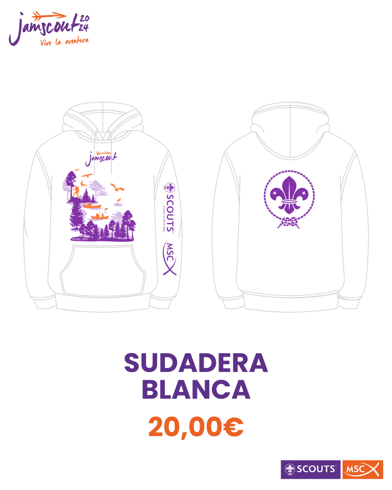 Sudadera Blanca