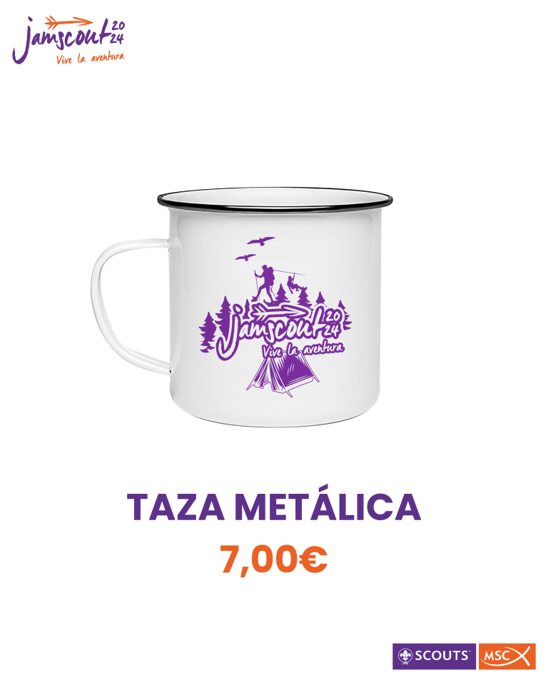 Taza metálica
